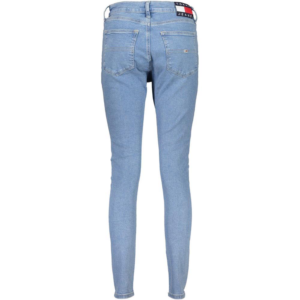 Tommy Hilfiger Light Blue Cotton Women Jeans Tommy Hilfiger Light Slate Gray