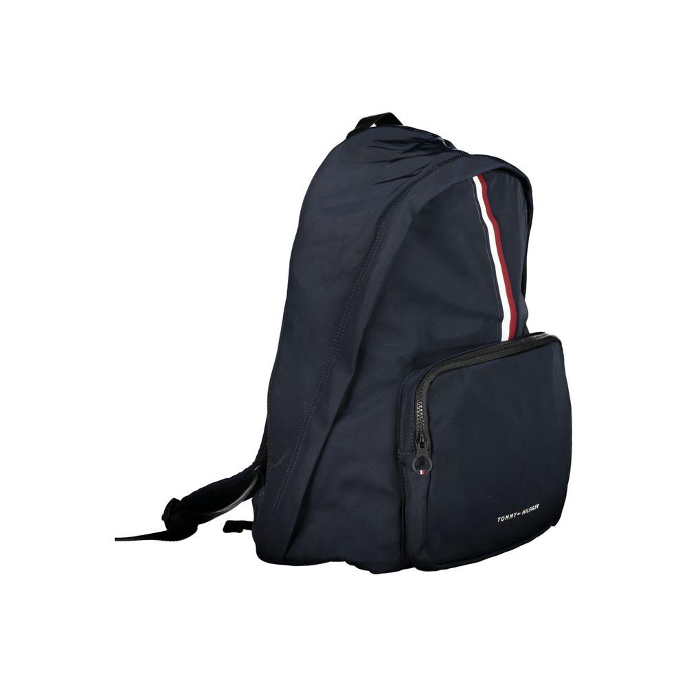 Tommy Hilfiger Sleek Blue Backpack with Laptop Holder Tommy Hilfiger Dark Slate Gray