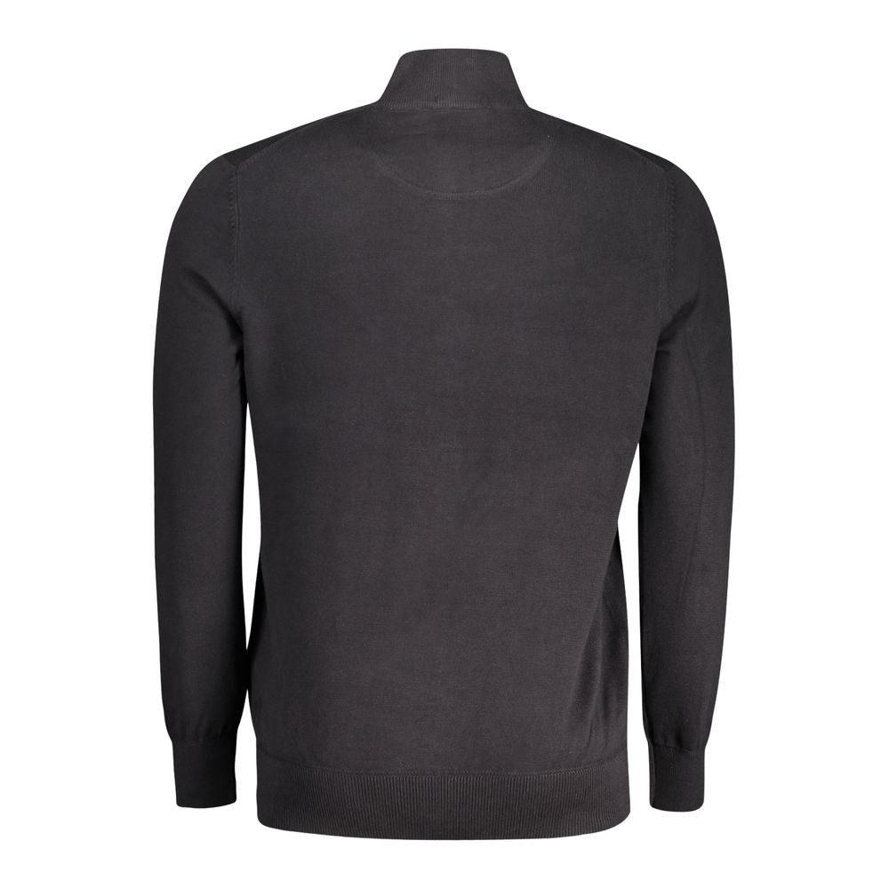 Timberland Black Cotton Men Cardigan Timberland Dark Slate Gray