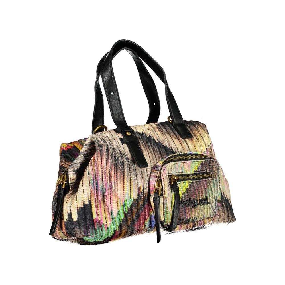 Desigual Black Polyester Handbag Desigual Dark Slate Gray