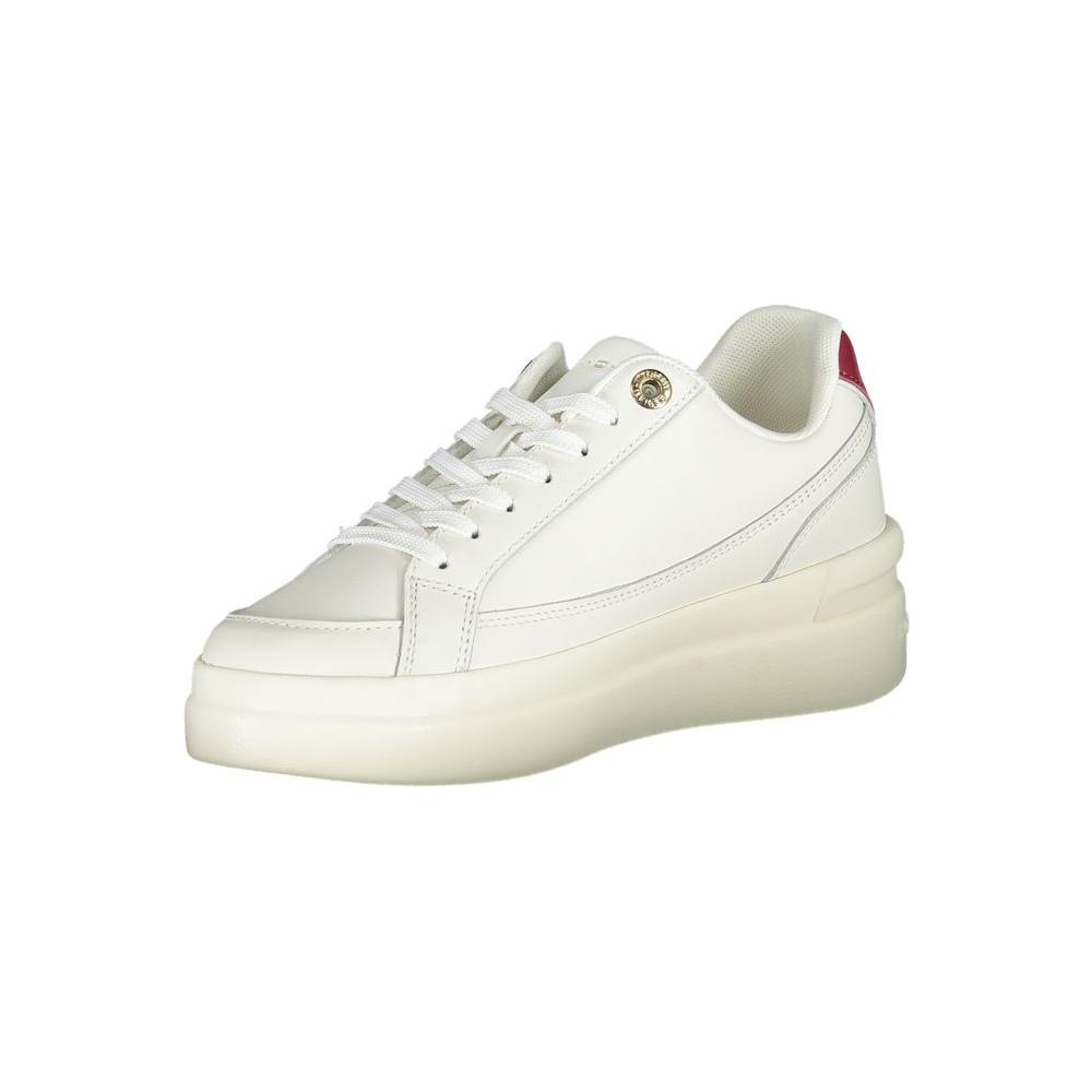 Tommy Hilfiger Chic Contrasting Lace-Up Sporty Sneakers Tommy Hilfiger Light Gray