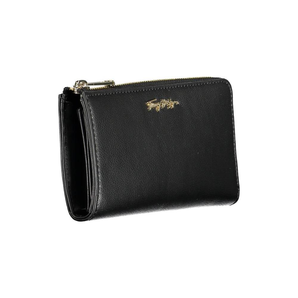 Tommy Hilfiger Black Polyethylene Women Wallet Tommy Hilfiger Dark Slate Gray