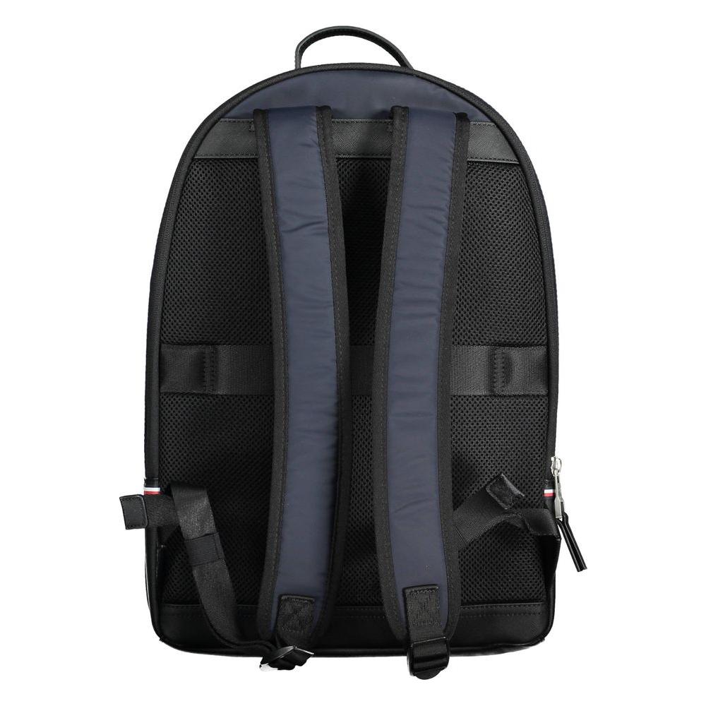 Tommy Hilfiger Blue Polyester Men Backpack Tommy Hilfiger Dark Slate Gray