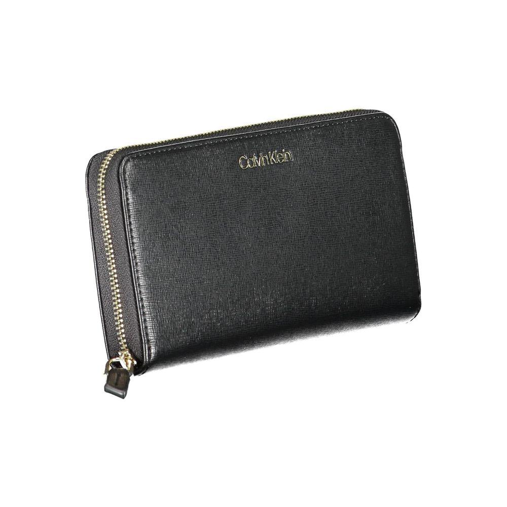 Calvin Klein Black Polyethylene Women Wallet Calvin Klein Dark Slate Gray