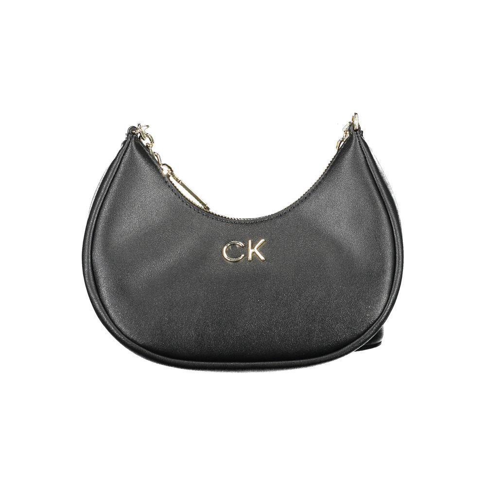 Calvin Klein Black Polyester Women Handbag Calvin Klein Dark Slate Gray
