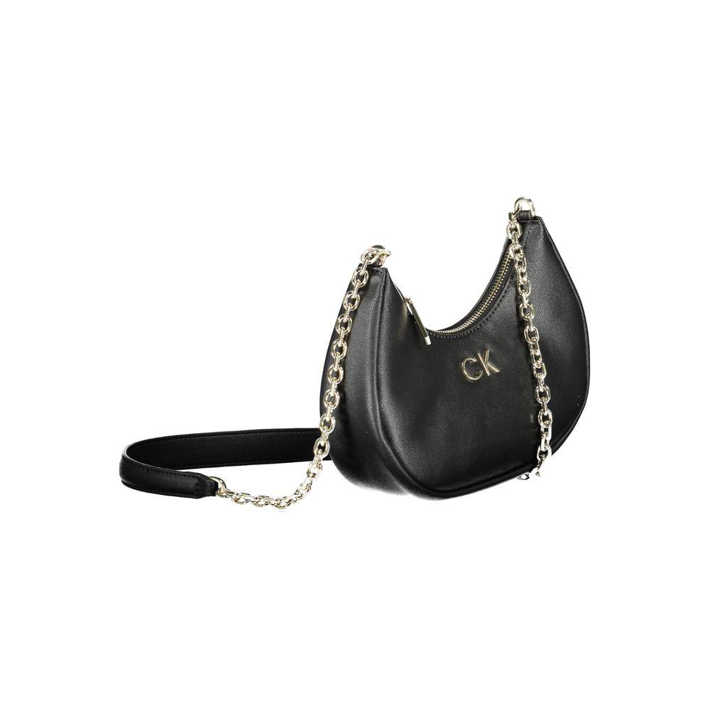 Calvin Klein Black Polyester Women Handbag Calvin Klein Dark Slate Gray
