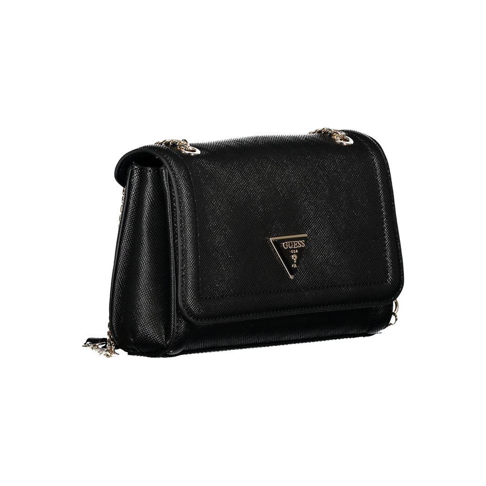 Guess Jeans Black Polyethylene Handbag Guess Jeans Black