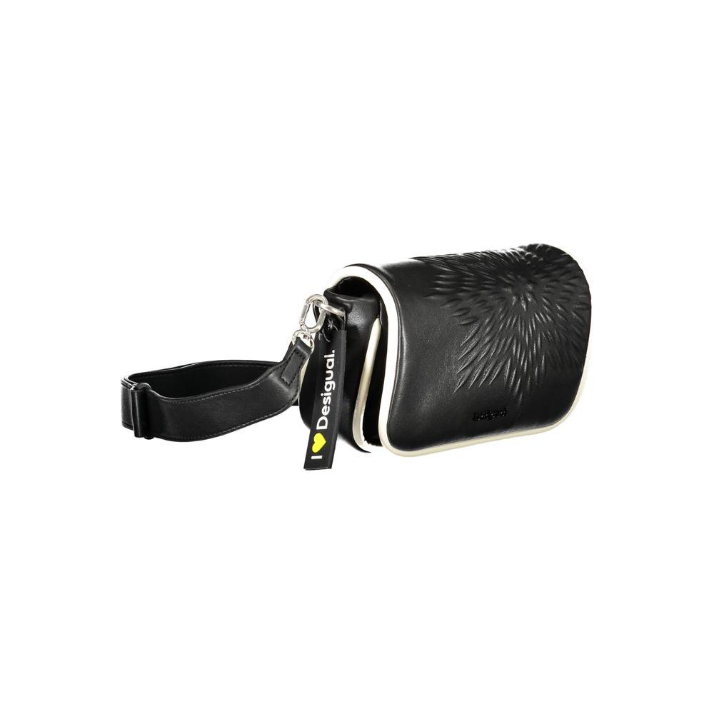 Desigual Black Polyethylene Handbag Desigual Dark Slate Gray