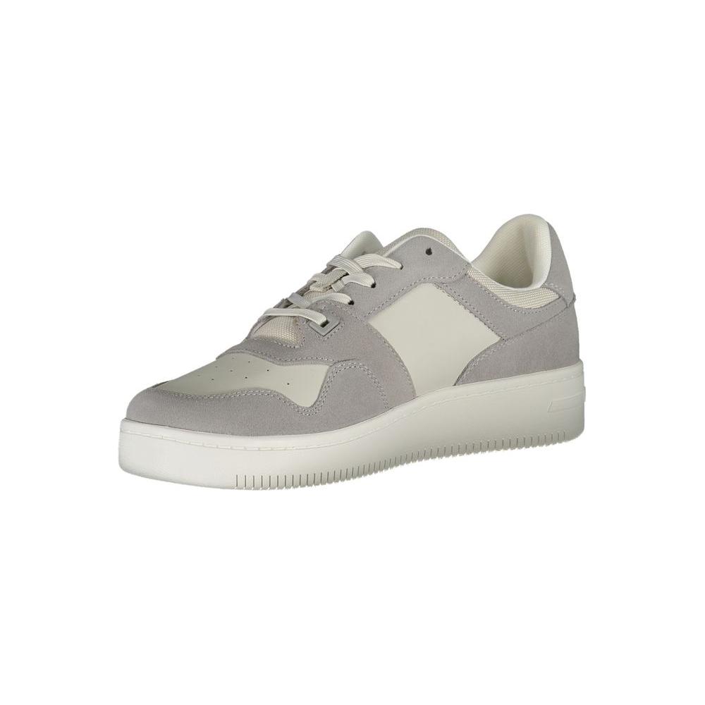 Tommy Hilfiger Gray Polyester Sneaker Tommy Hilfiger Dark Gray