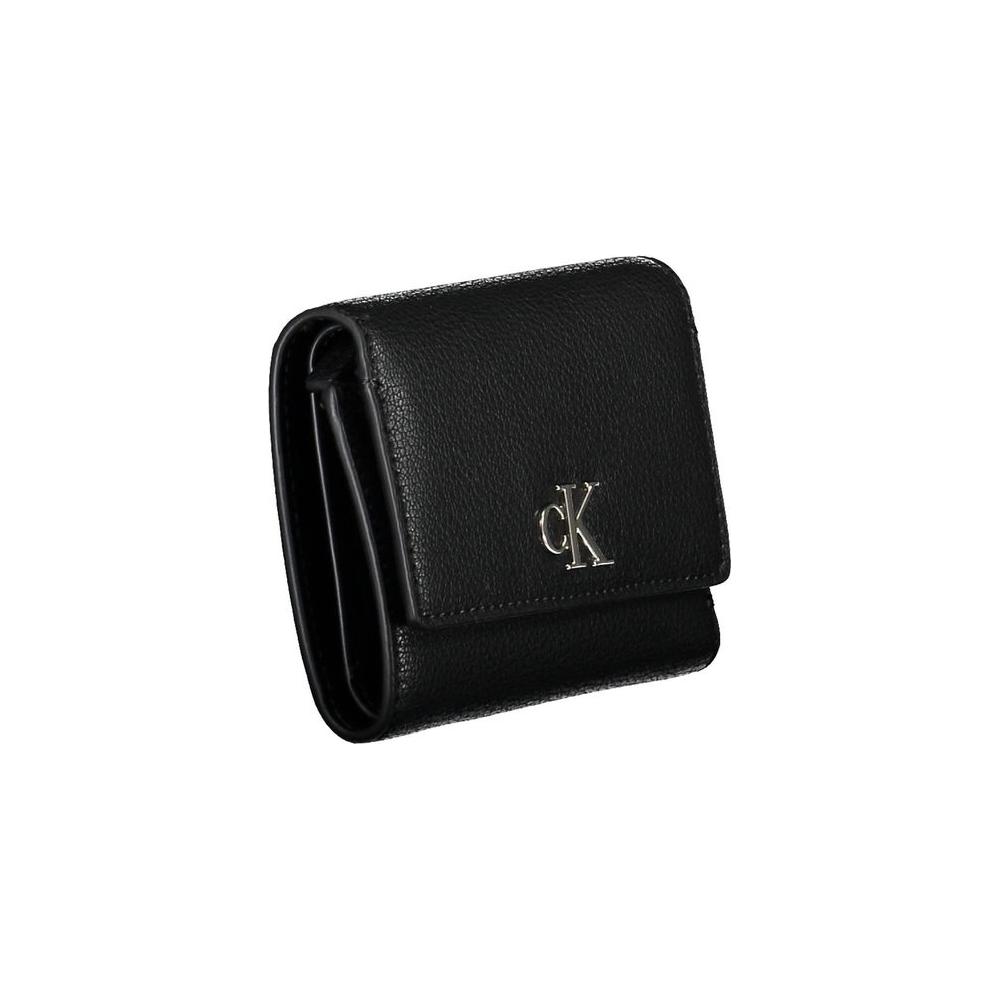 Calvin Klein Black Polyester Women Wallet Calvin Klein Black