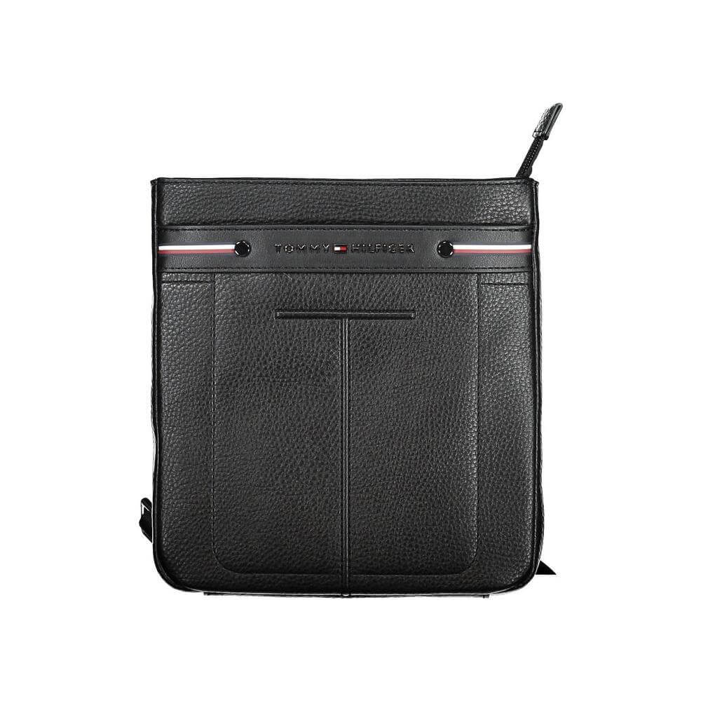 Tommy Hilfiger Black Polyethylene Men Shoulder Bag Tommy Hilfiger Dark Slate Gray