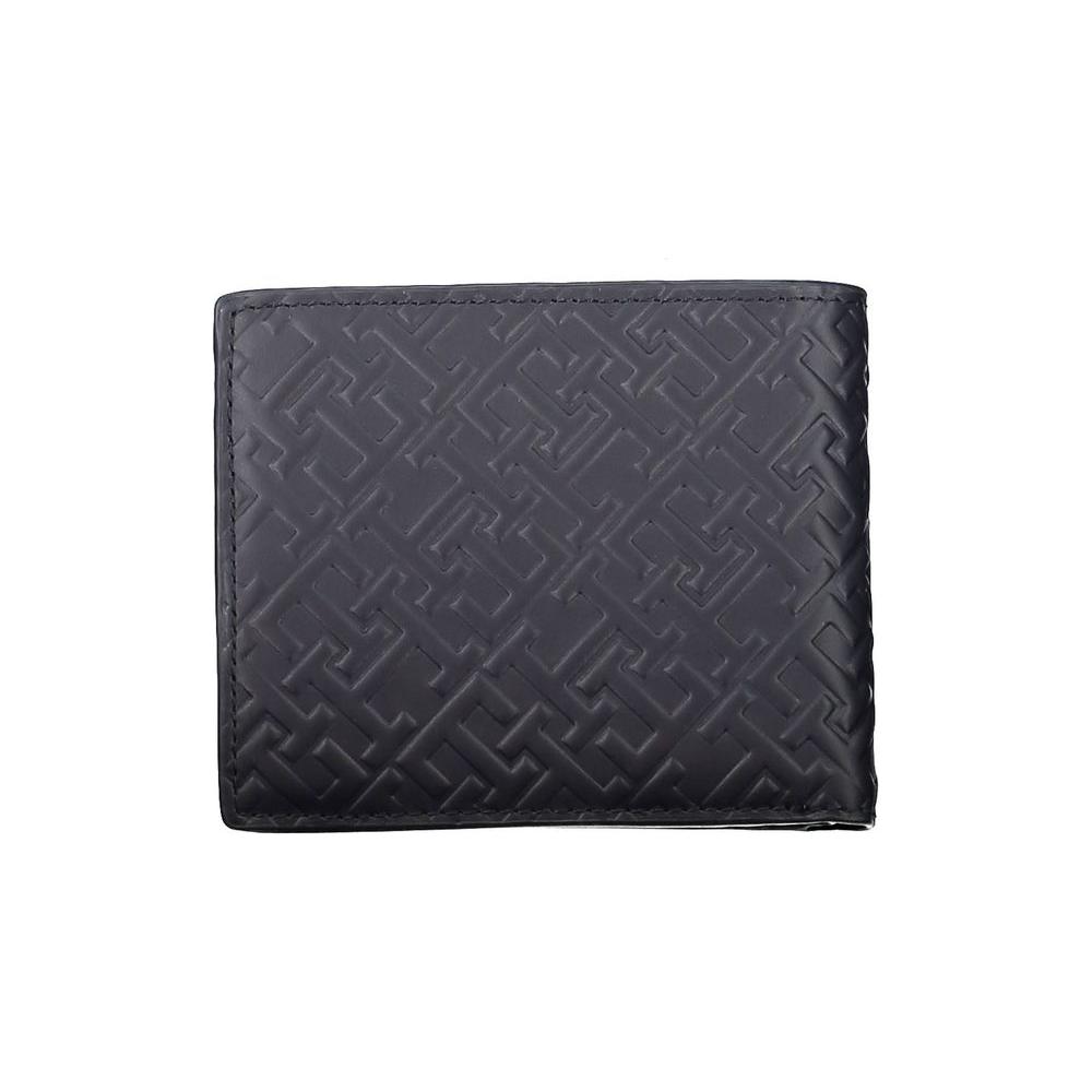 Tommy Hilfiger Blue Leather Men Wallet Tommy Hilfiger Dark Slate Gray