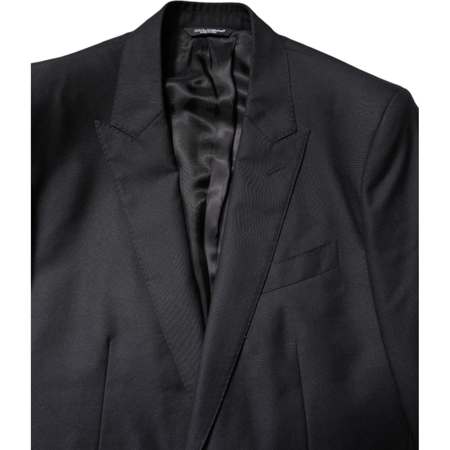 Dolce & Gabbana Blue MARTINI Wool Formal 3 Piece Suit