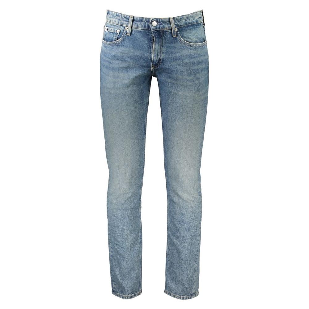 Calvin Klein Blue Cotton Jeans & Pant Calvin Klein Slate Gray