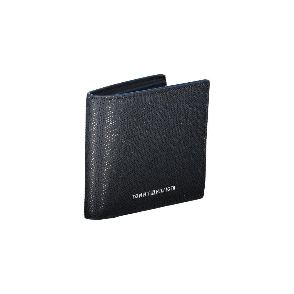 Tommy Hilfiger Elegant Dual Compartment Leather Wallet Tommy Hilfiger Dark Slate Gray