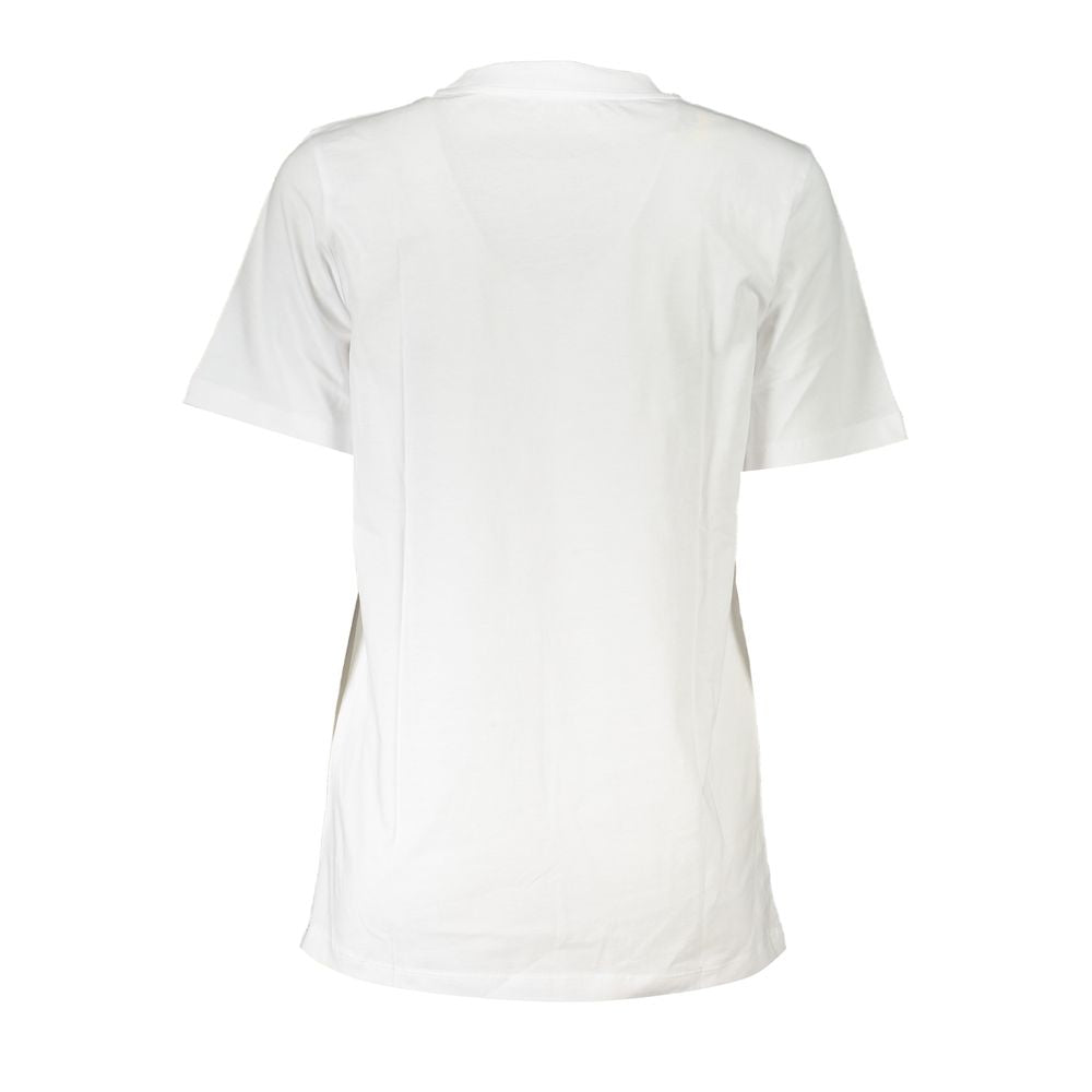 Patrizia Pepe Chic Embroidered Crew Neck Tee Patrizia Pepe Lavender