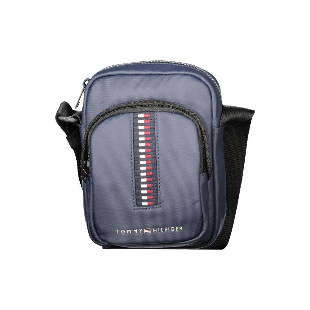 Tommy Hilfiger Blue Polyester Men Shoulder Bag Tommy Hilfiger Dim Gray