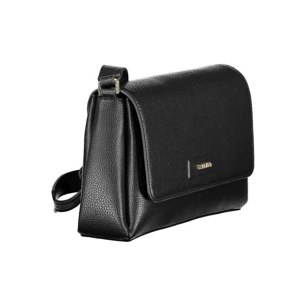 Calvin Klein Black Polyester Women Handbag Calvin Klein Dark Slate Gray