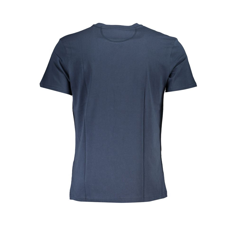La Martina Elegant Short Sleeve Crew Neck T-Shirt La Martina Dark Slate Gray