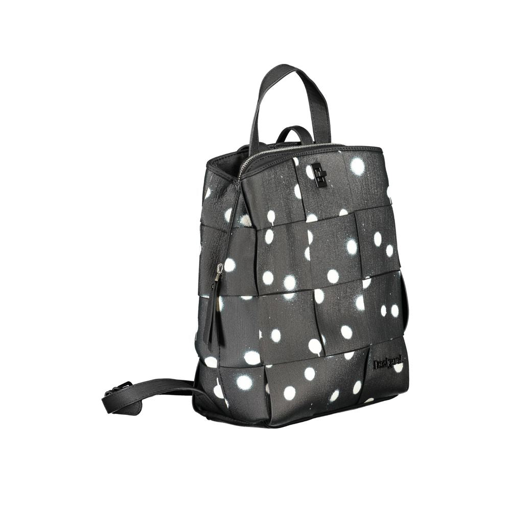 Desigual Black Polyethylene Backpack Desigual Dark Slate Gray
