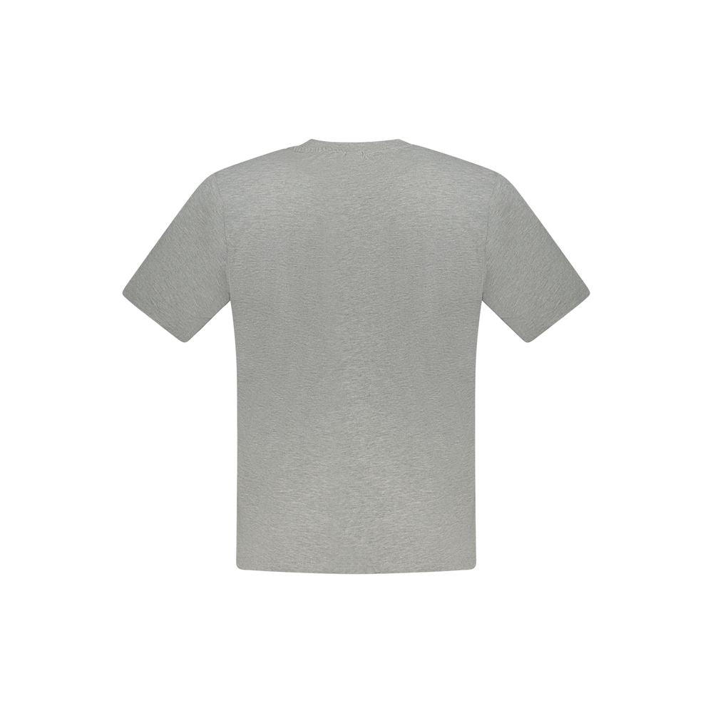 Gray North Sails Cotton Men T-Shirt Back View - Nautical Style