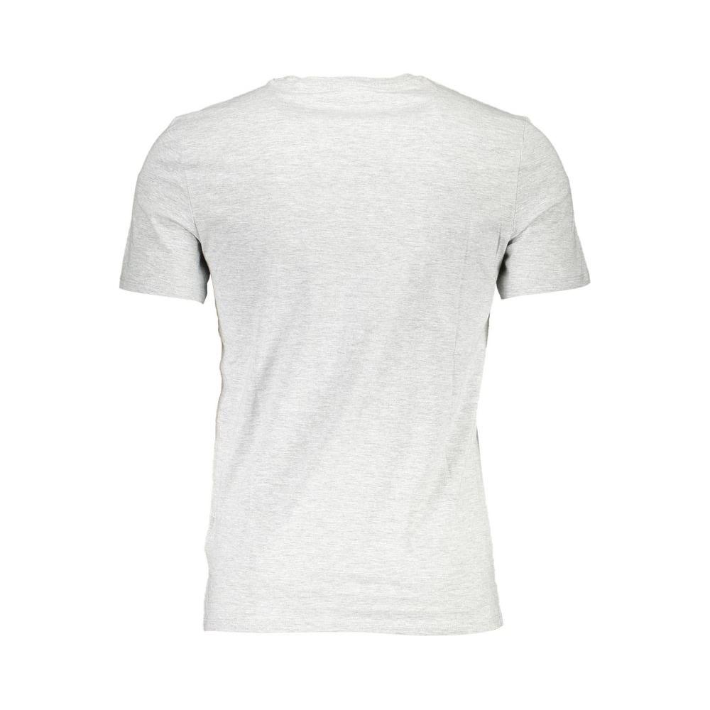 Guess Jeans Gray Cotton Men TShirt Guess Jeans Lavender