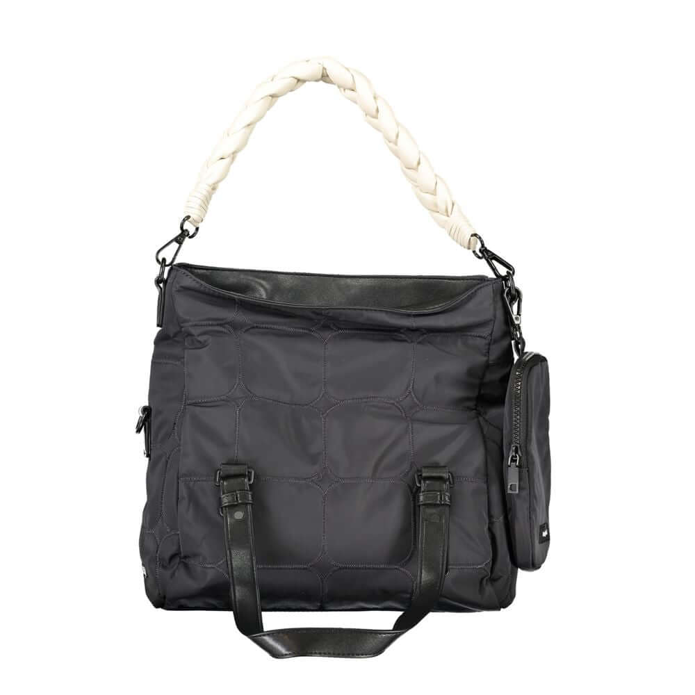 Desigual Black Polyester Handbag Desigual Dark Slate Gray