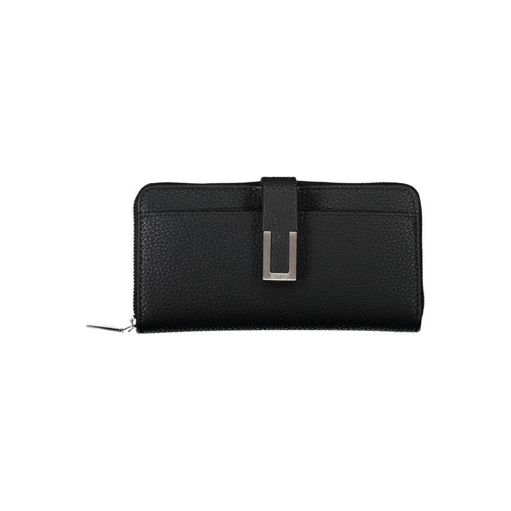 Calvin Klein Black Polyester Women Wallet Calvin Klein Dark Slate Gray