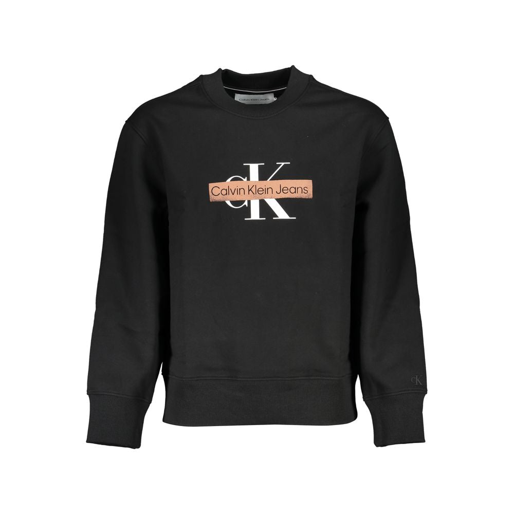 Calvin Klein Sleek Fleece Crew Neck Sweatshirt Calvin Klein Dark Slate Gray