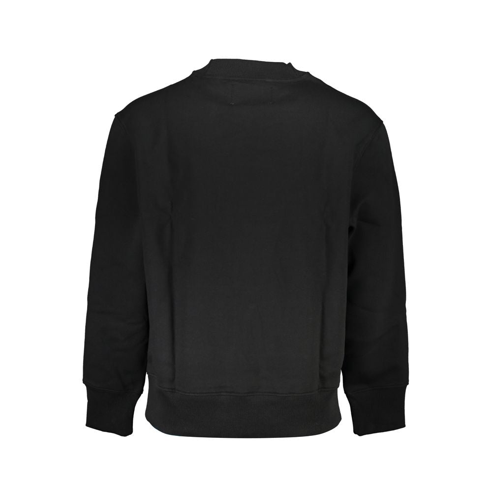 Calvin Klein Sleek Fleece Crew Neck Sweatshirt Calvin Klein Black