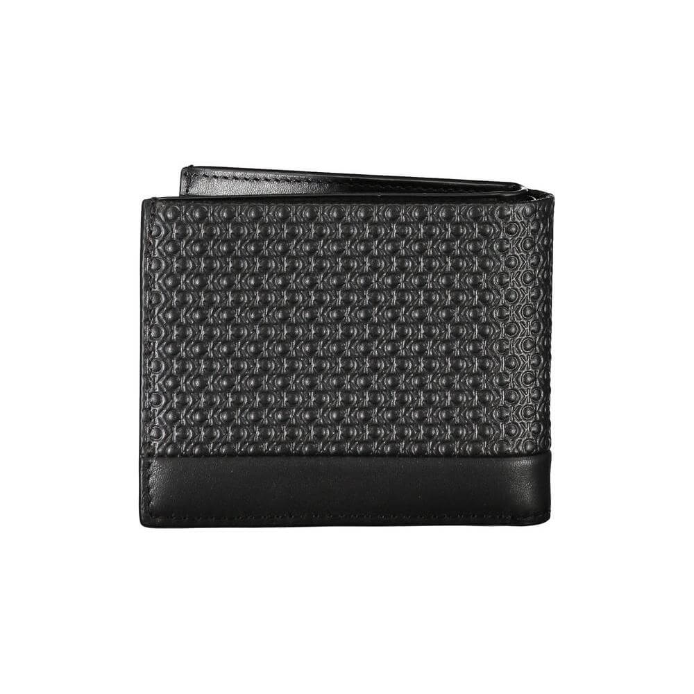 Calvin Klein Elegant Black Leather RFID Wallet Calvin Klein Dark Slate Gray