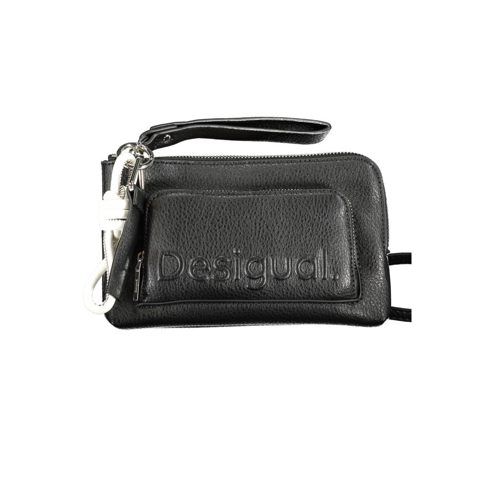 Desigual Black Polyethylene Handbag Desigual Dark Slate Gray
