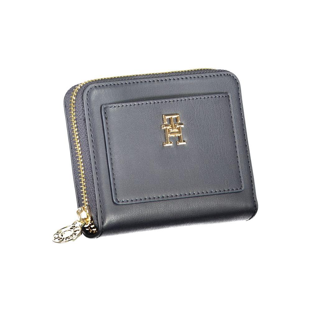 Tommy Hilfiger Blue Polyethylene Wallet Tommy Hilfiger Dim Gray
