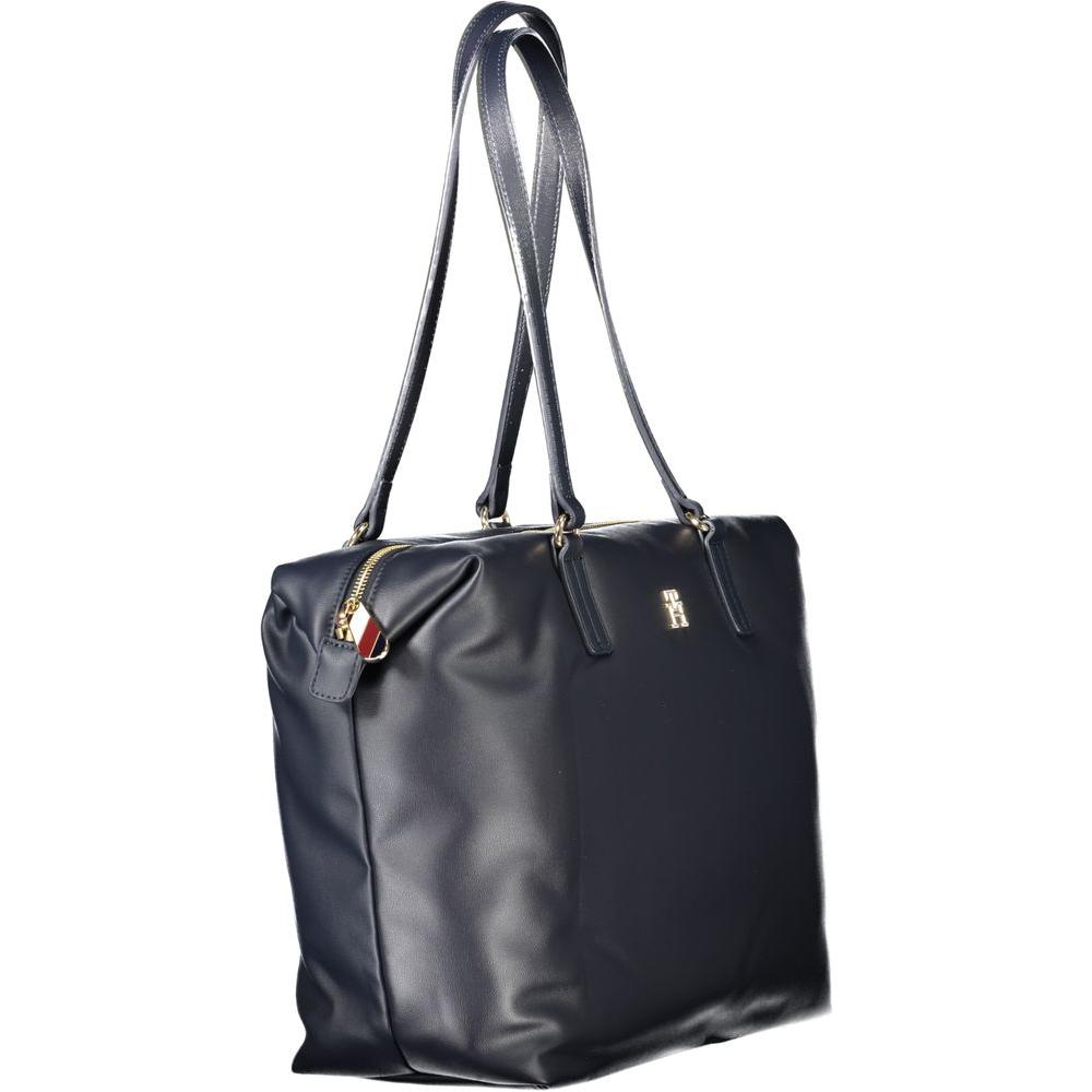 Tommy Hilfiger Blue Polyester Women Handbag Tommy Hilfiger Dark Slate Gray