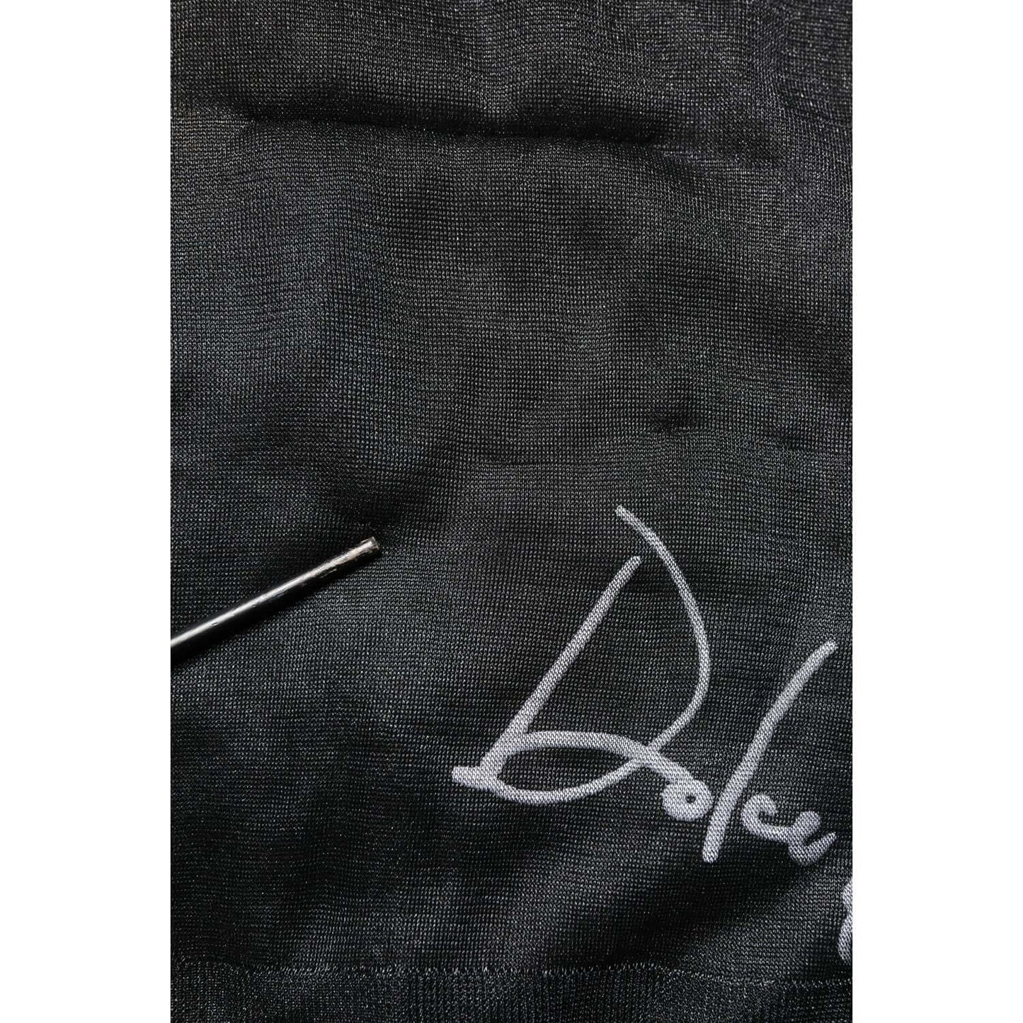 Dolce & Gabbana Black Logo Knitted Crewneck Pullover Sweater TSH87201-48