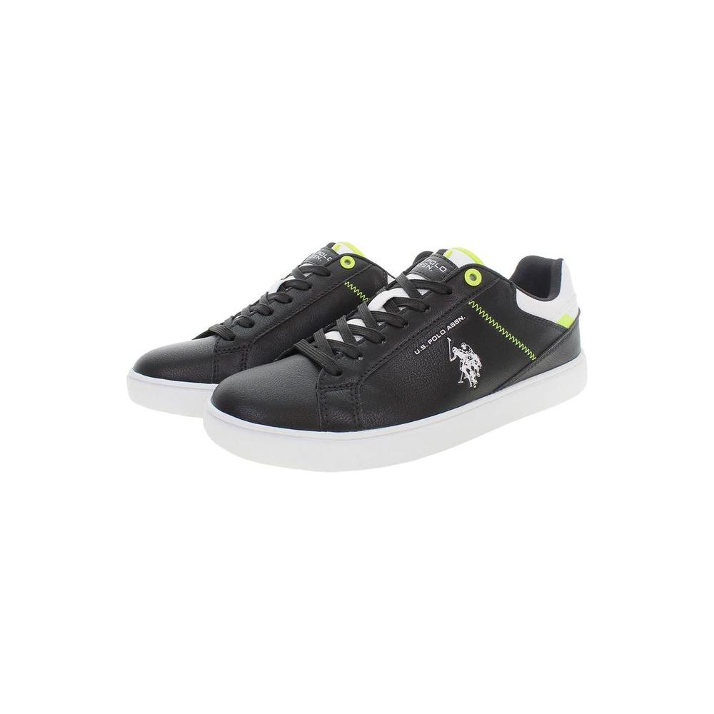 U.S. POLO ASSN. Black Polyester Men Sneaker U.S. POLO ASSN. Light Gray