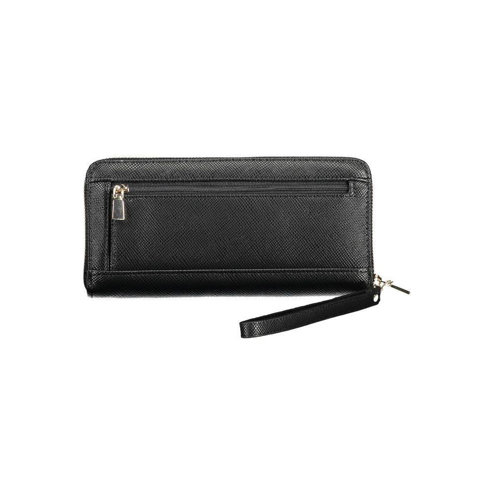 Guess Jeans Black Polyethylene Women Wallet