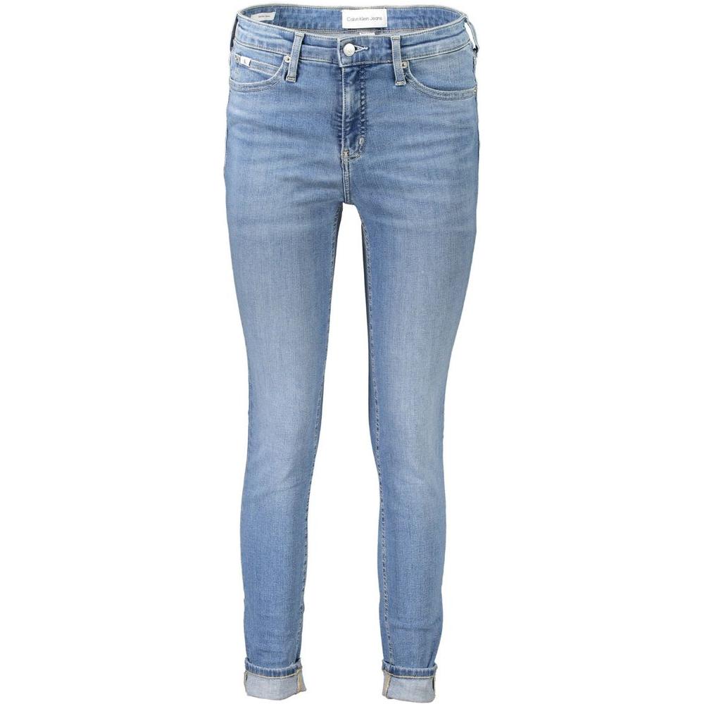 Calvin Klein Light Blue Cotton Women Jeans