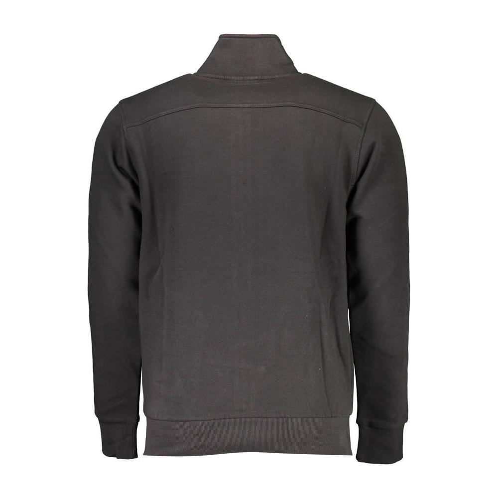 U.S. Grand Polo Black Cotton Men Sweater