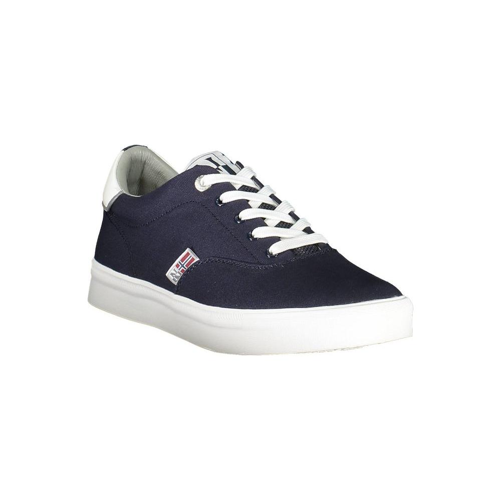 Napapijri Blue Polyester Men Sneaker