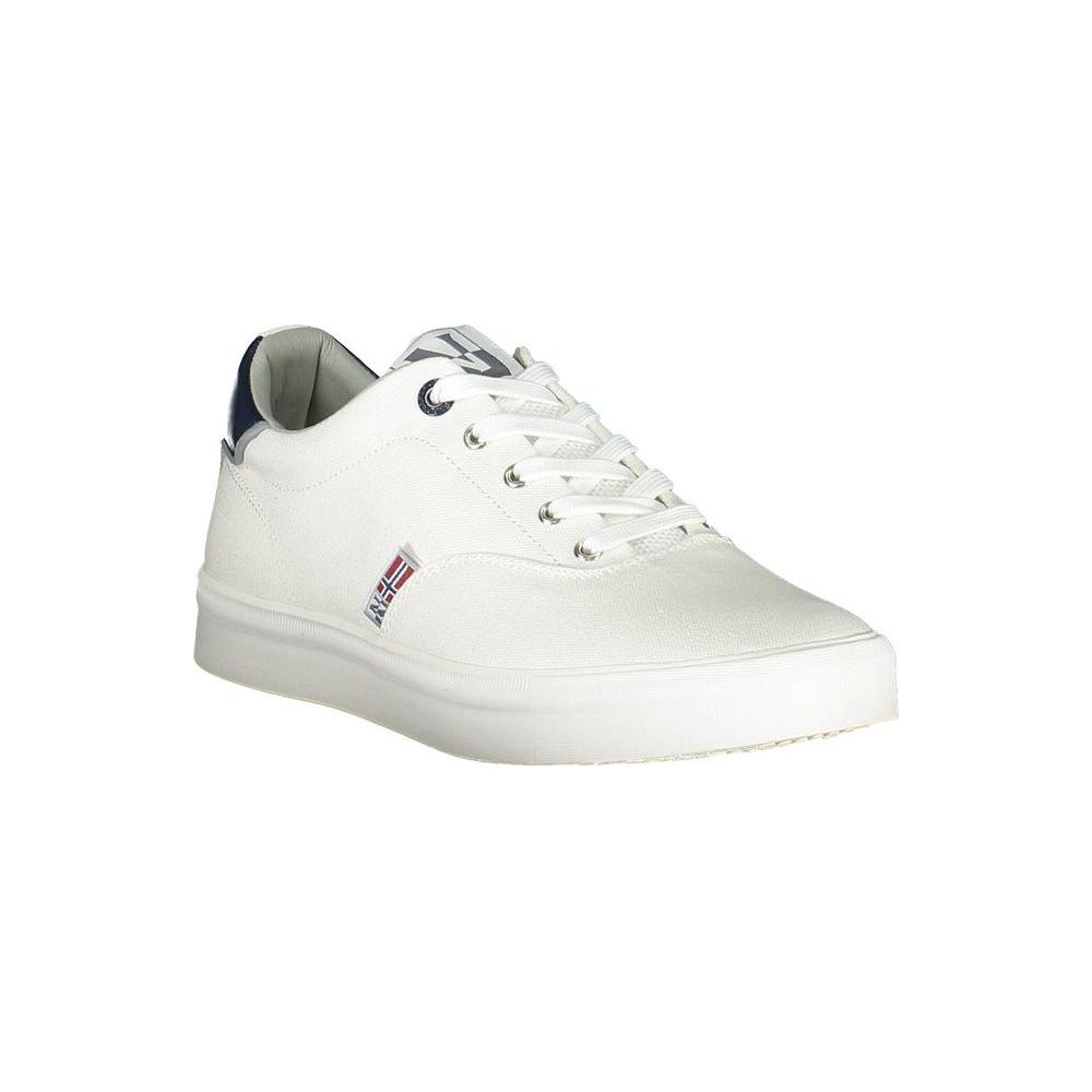 Napapijri White Polyester Men Sneaker