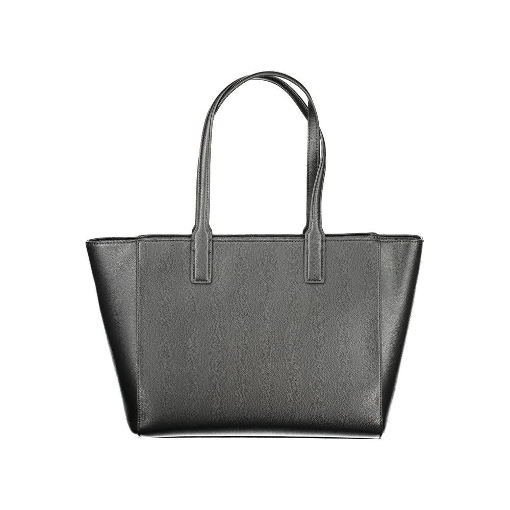 Tommy Hilfiger Black Recycled Polyester Women Handbag