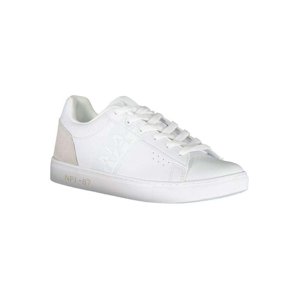 Napapijri Elegant White Sneakers with Contrasting Details
