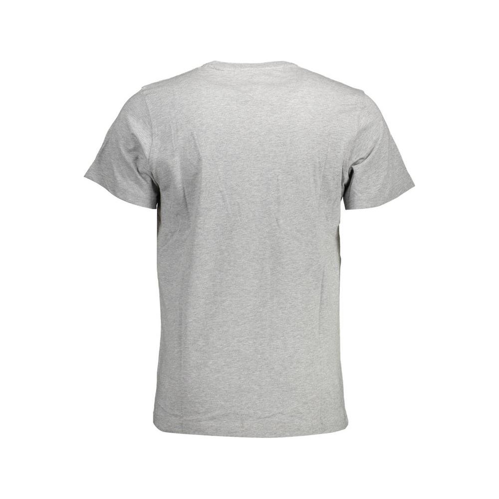 Tommy Hilfiger Gray Cotton Men T-Shirt