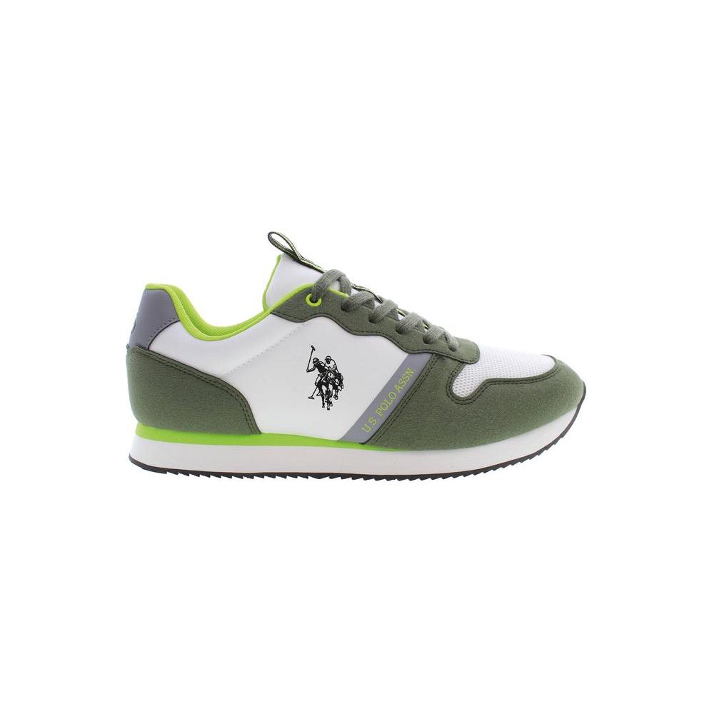U.S. POLO ASSN. Green Polyester Men Sneaker