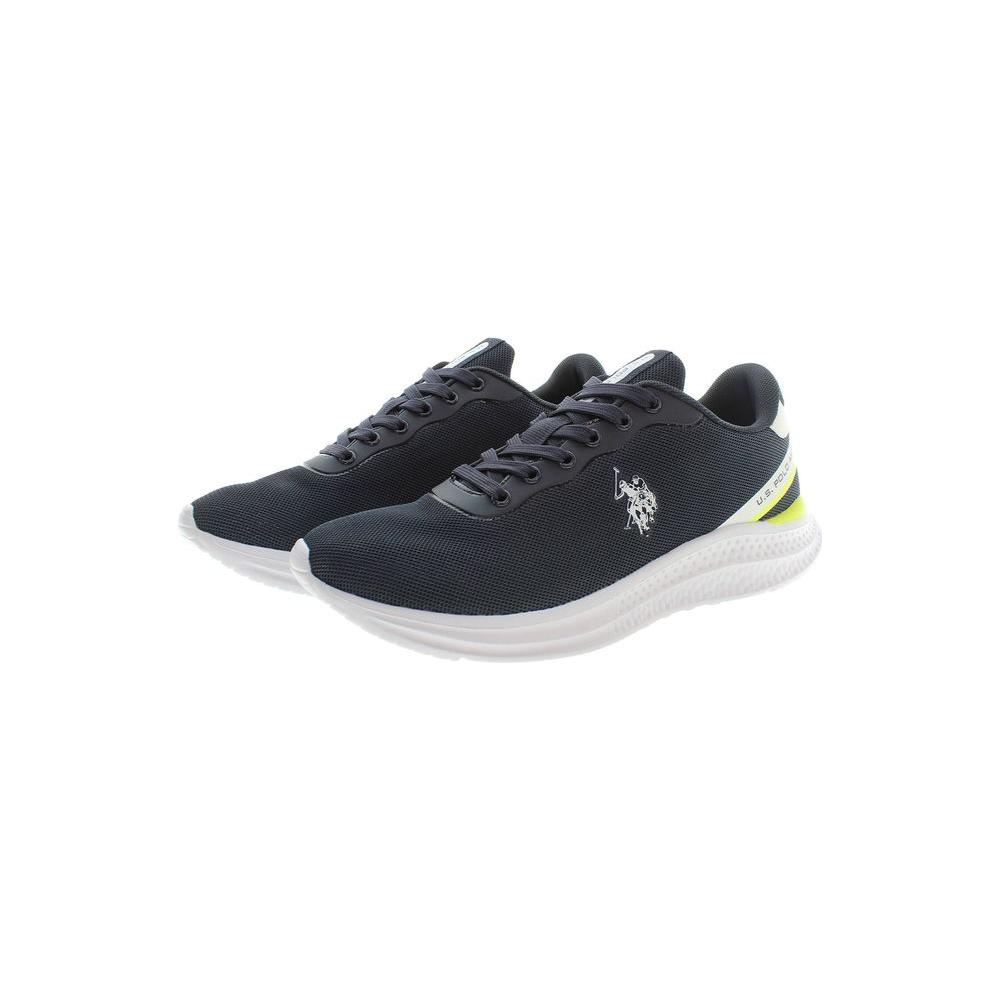 U.S. POLO ASSN. Blue Polyester Men Sneaker