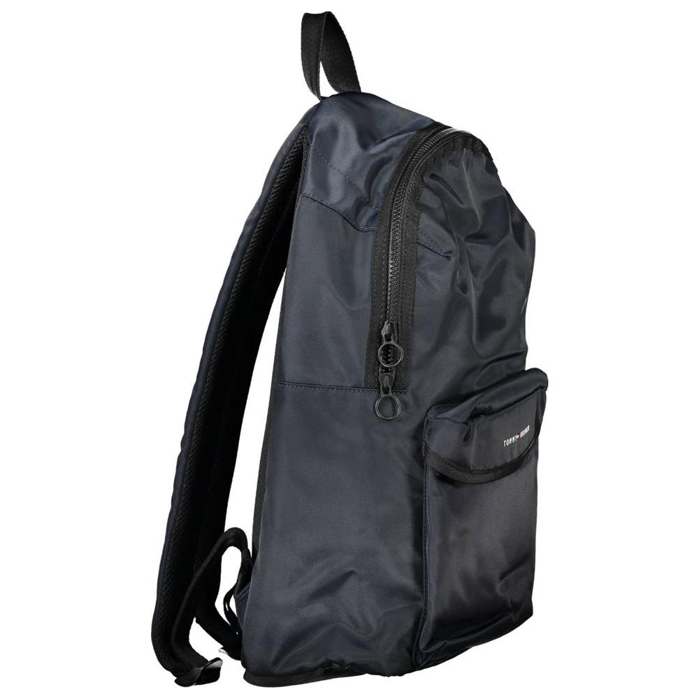 Tommy Hilfiger Blue Polyester Men Backpack