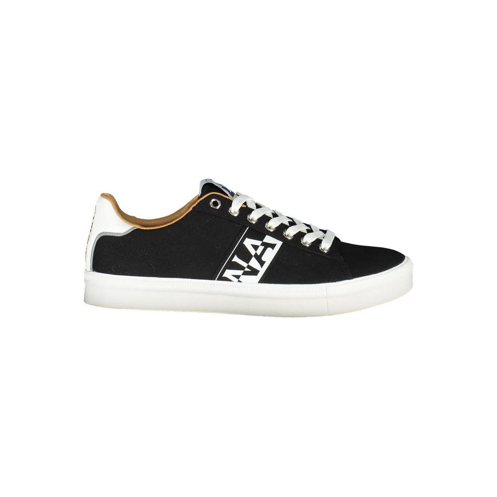 Napapijri Black Polyester Men Sneaker