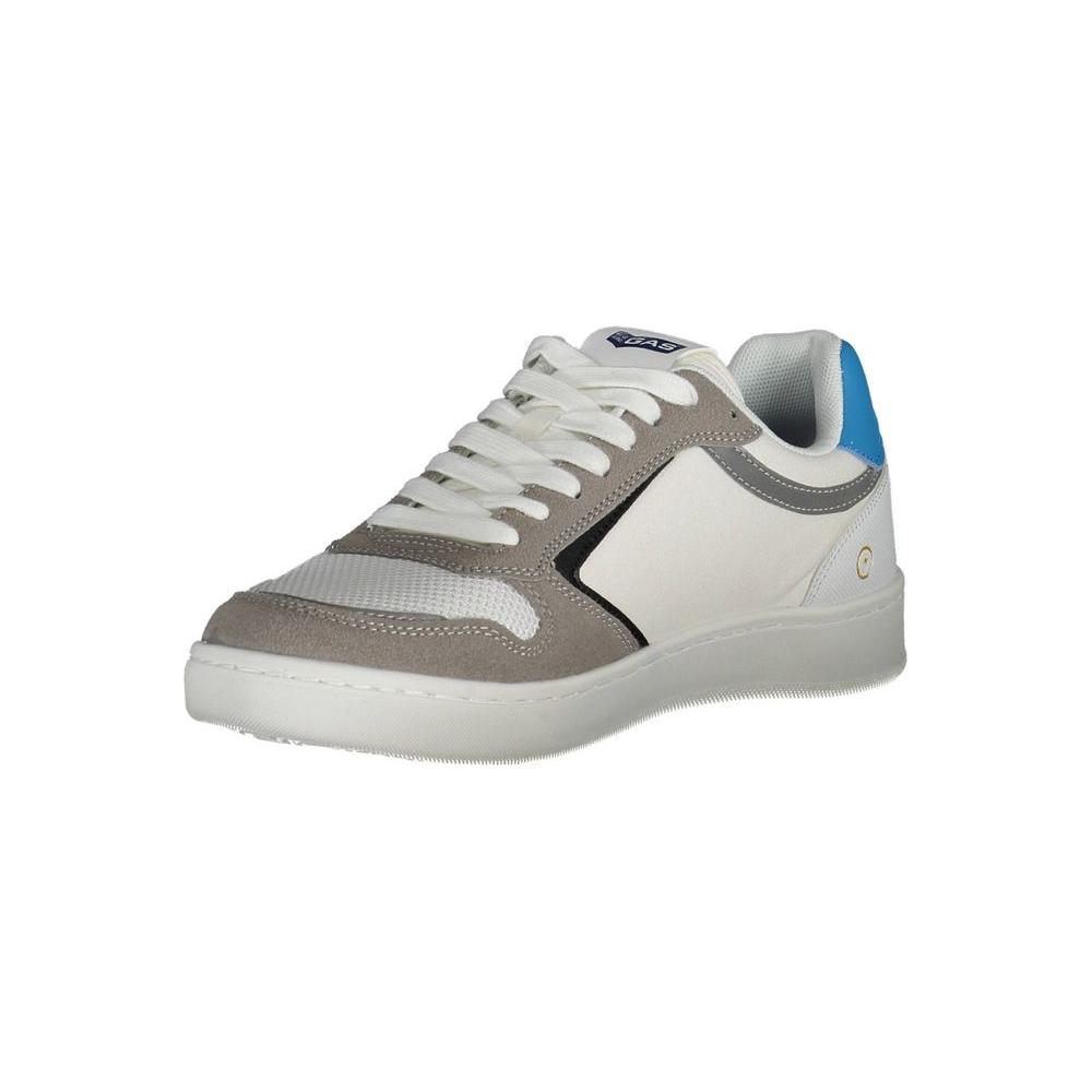 Gas White Polyester Sneaker