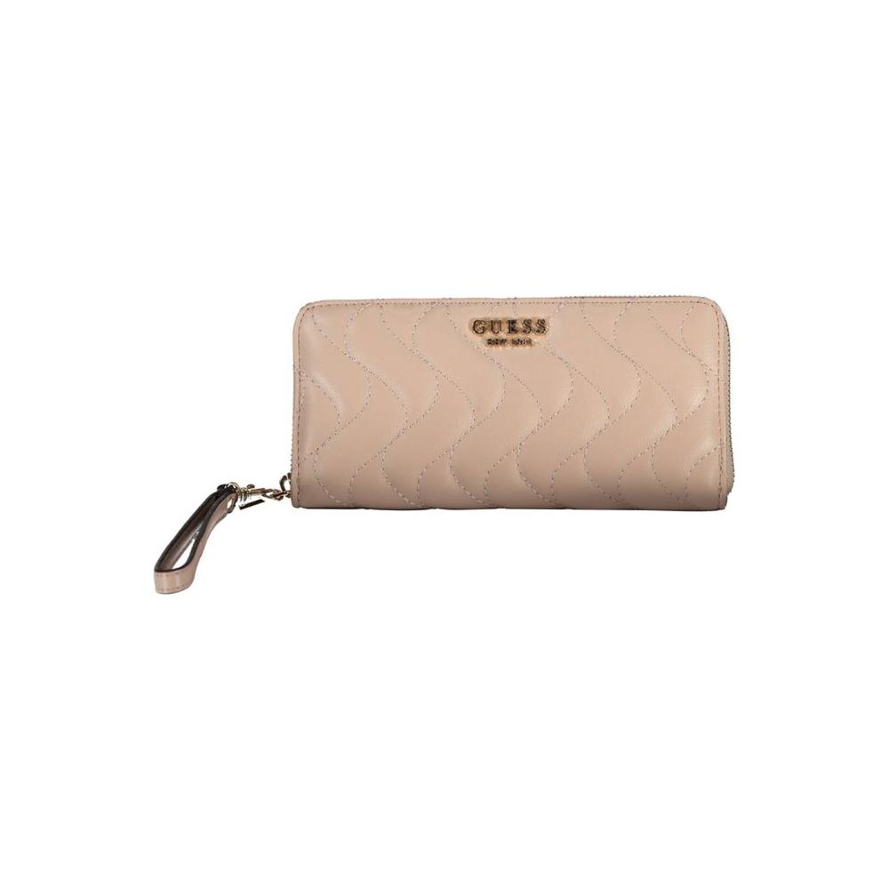 Guess Jeans Pink Polyethylene Women Wallet